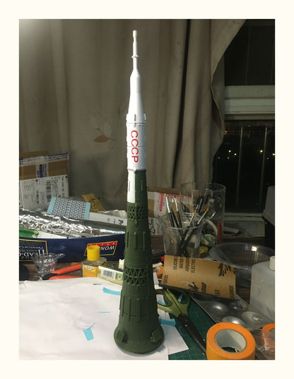 1:250 Scale CCCP N1 Landing moon rocket model Finished Painted product