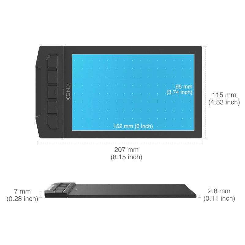 6x4 Inch Digital Drawing Tablet Sketch Pad for Mobile & Computer