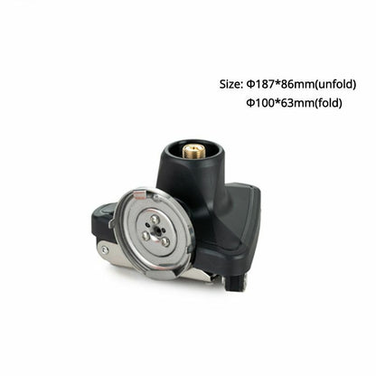 Adapter Butane Gas Canister Cartridge Camping Tripod Stove Adaptor Black Outdoor