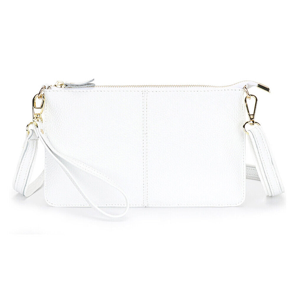 Women Genuine Leather Clutch Messenger Handbag Crossbody Shoulder Bag Purse