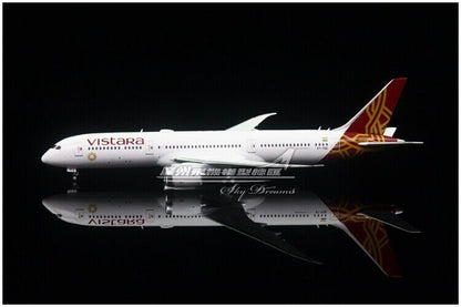1:400 JC Wings Vistara BOEING 787-9 Passenger Airplane Diecast Aircraft Model