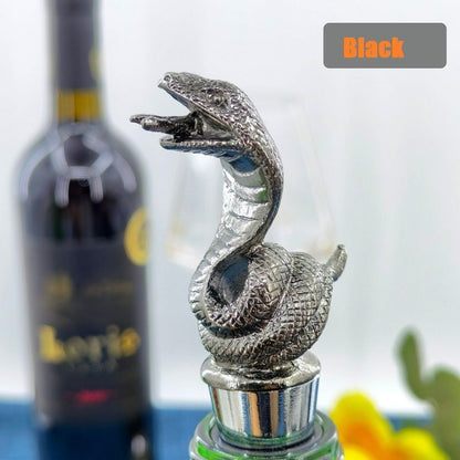 Wine Stopper Creative Snake Zinc Alloy Champagne Bottle Keeping Fresh Sealed Cap