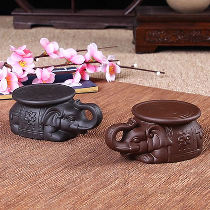 1pc Purple Sand Pot Cushion Pot Holder Teapot Base KungFu Tea Set Accessories