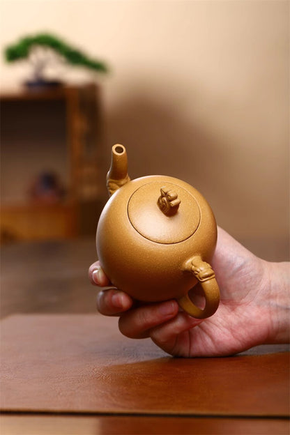 200cc Chinese Yixing Handmade Zisha Teapot Duan Clay Meirenjian Gongfu Tea Pot