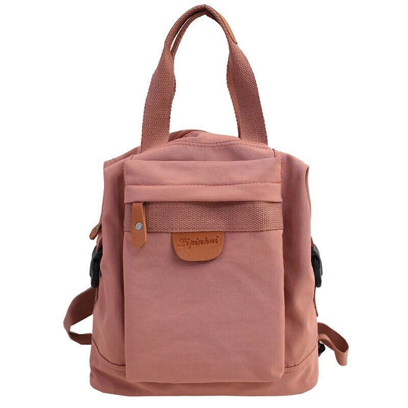 Student Backpack Female Women School Bag Girl Nylon Backpack handle Book Bag