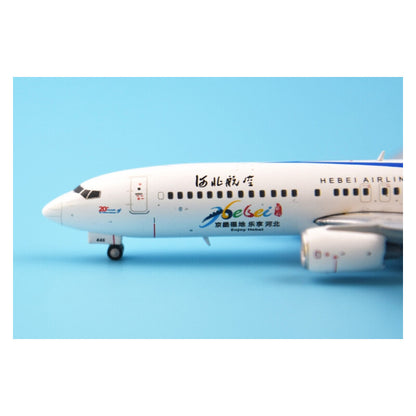 JC Wings HEBEI AIRLINES for Boeing 737-800 B-1446 1/400 plane Pre-builded Model