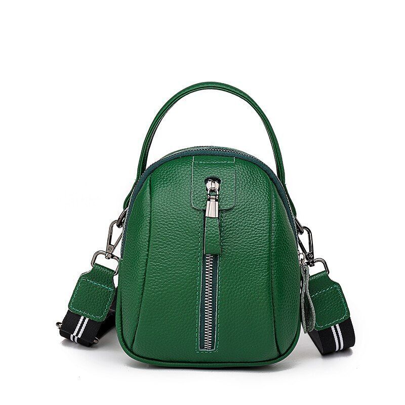 Genuine Leather Handbag High Quality Cowhide Shoulder Messenger Small Totes Bags