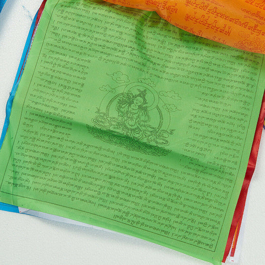 Religious Flags Tibetan Buddhist Supplies Colour Print Prayer Flag