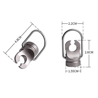 Mini Outdoor Camping Gas Canister Caliper Cylinder Cartridge Tank Damage Tool