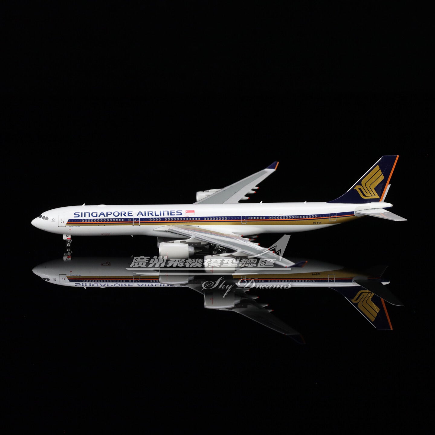 1:400 Phoenix SINGAPORE AIRLINES AIRBUS A340-500 Airplane Diecast Aircraft Model