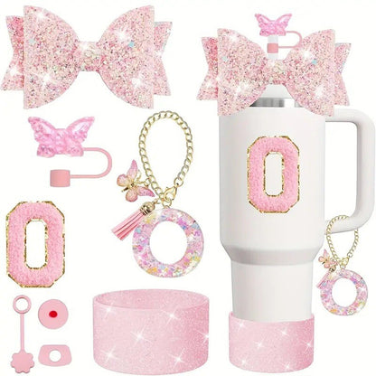 8Pcs Accessories Set for Stanley Cup 40 30oz Insulated Sleeve Travel Cup