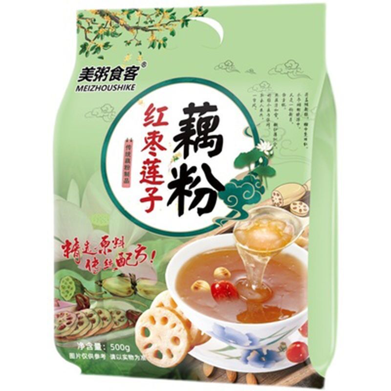 China Jujube Lotus Seed Root Powder Soup Instant Lotus Root Powder 500g -
