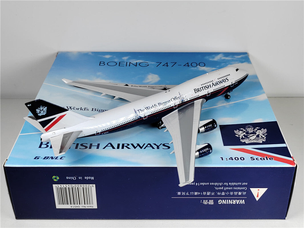 1:400 Phoenix BRITISH AIRWAYS BOEING B747-400 Airplane Diecast Aircraft Model