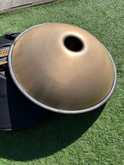 9 Noten D-Kurd Minor 440 HZ New Handpan Stahl Hand Steel Drum Hand Pan