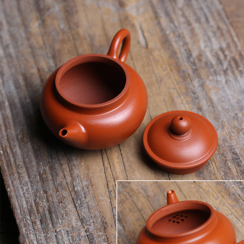 90ml Chaozhou Real Yixing Zisha Level Small Tea Pot Zhu Clay Good Sealed Pot
