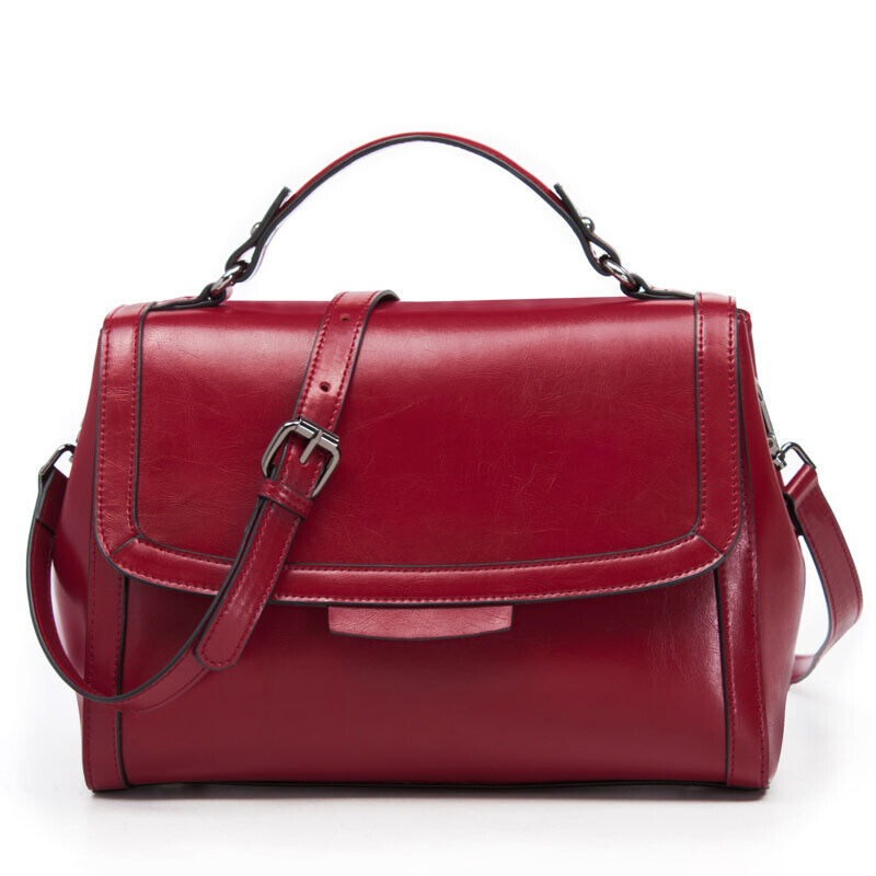 Ladies Handbag Genuine Leather Hobo Satchels Tote Crossbody Shoulder Bag Purse