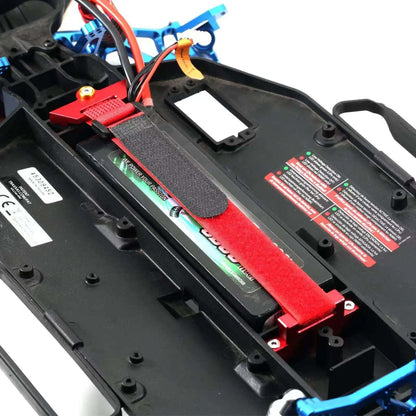 Aluminum Chassis Battery Mount Holder Kit for Traxxas Slash 2WD 1/10 RC Car NEW