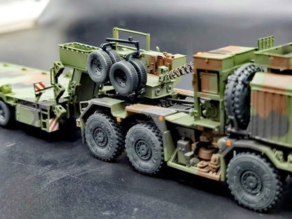 1/72 Scale German Mammut Tractor Trailer NATO Camouflage Finished Static Model