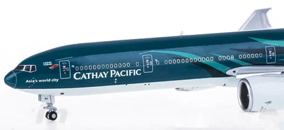 1:400 JC Wings CATHAY PACIFIC BOEING 777-300ER Airplane Flap Down Diecast Model