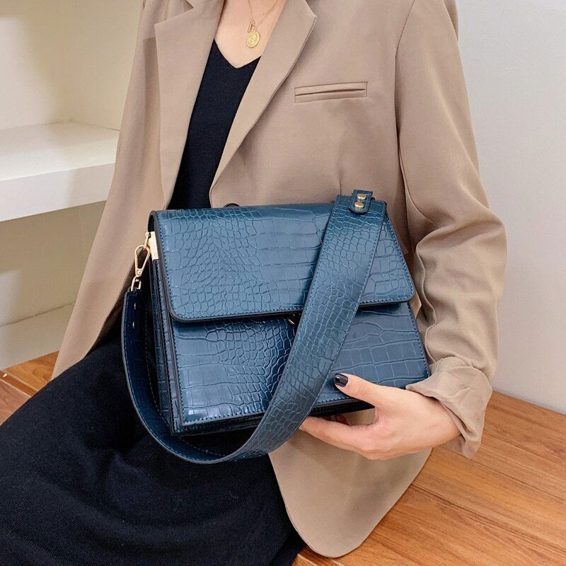 Black Crossbody Bags Women Small Handbag Bag PU Leather Hand Bag Ladies