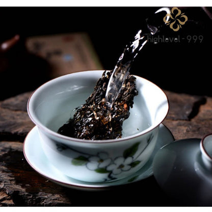 357g Raw Pu'er Tea Cake 2017 Ancient Tree Sheng Cha Bulang Menghai