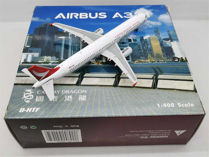 Phoenix CATHAY DRAGON For Airbus A321 B-HTG 1/400 DIECAST Plane Pre-built Model