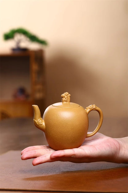 200cc Chinese Yixing Handmade Zisha Teapot Duan Clay Meirenjian Gongfu Tea Pot