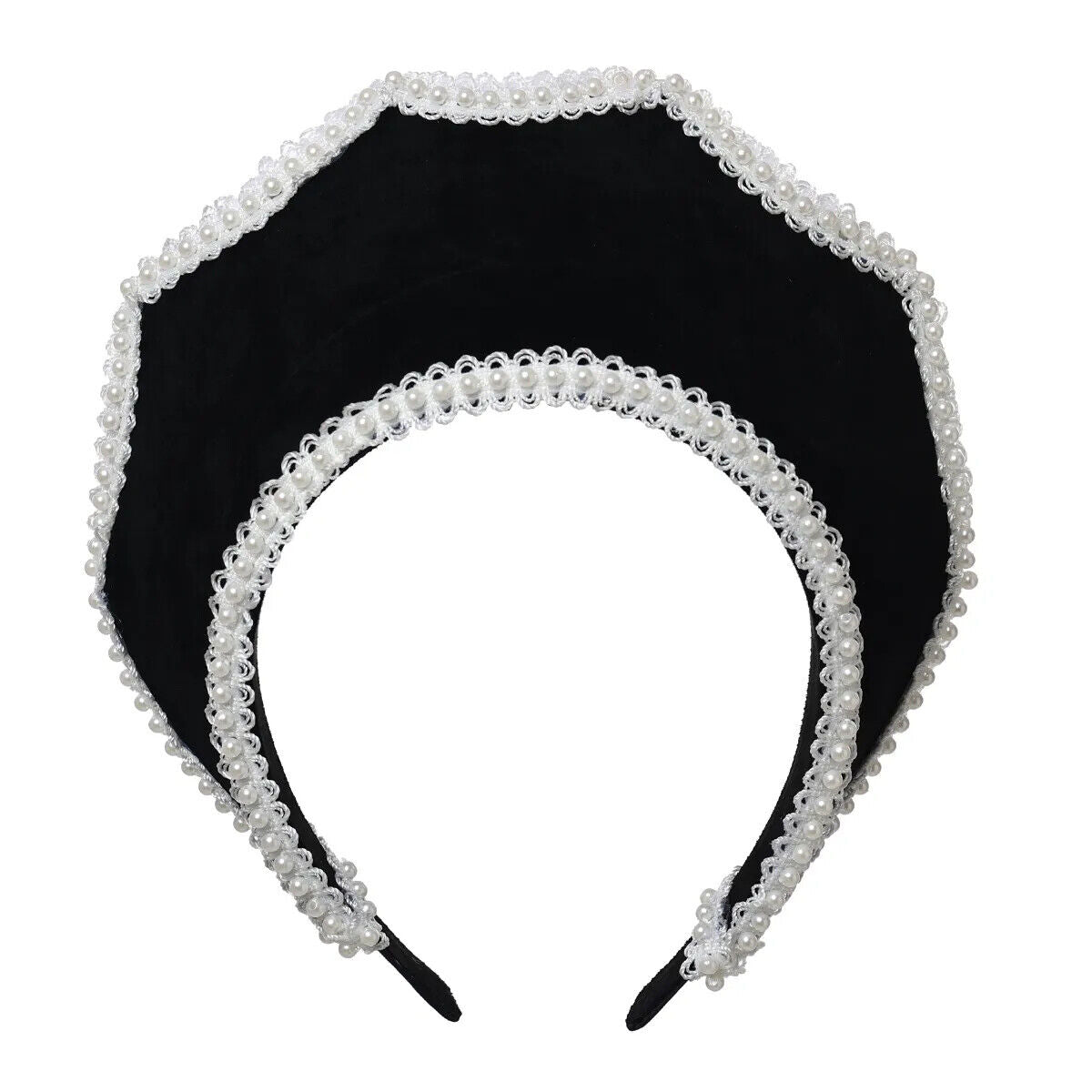 Women Cosplay Headbands Medieval Crown Headpiece Royal French Mary Queen Costume