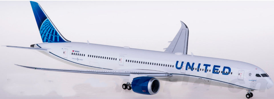 1:200 34CM Herpa UNITED BOEING 787-10 Passenger Airplane ABS Plastic Plane Model