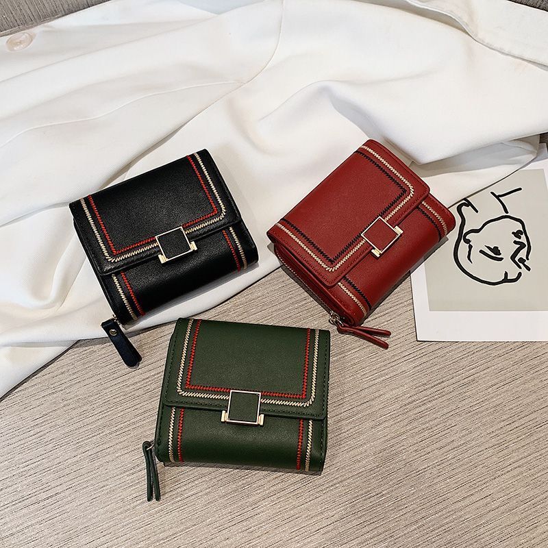 Wallet Cute Student Short Wallets Small Fashion Purse Coin Purse Card Holder 1PC