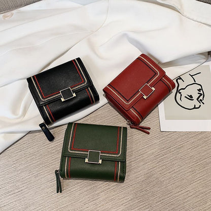 Wallet Cute Student Short Wallets Small Fashion Purse Coin Purse Card Holder 1PC