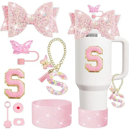 8Pcs Accessories Set for Stanley Cup 40 30oz Insulated Sleeve Travel Cup