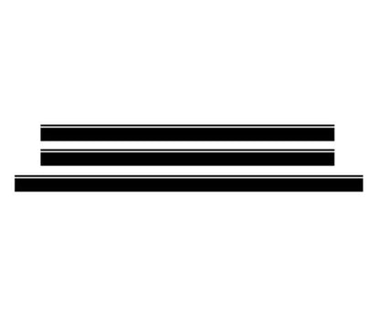 Racing Stripe Side Skirt Vinyl Decal Kit For Mercedes Benz All Model Car Sticker