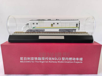 1:68 40CM NDJ3 DMU for the Nigerian Railway Modernization Projects Diecast Model