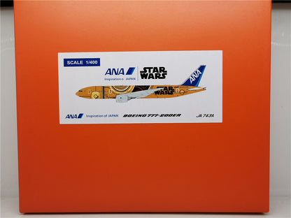 1:400 JC Wings ANA B777-200ER Passenger Airplane Diecast Aircraft Model