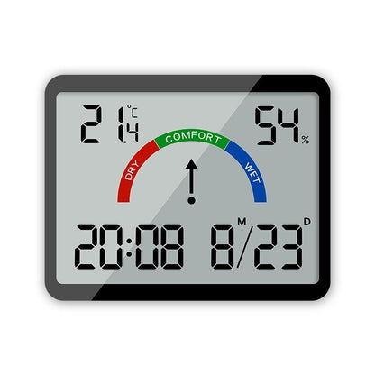 Alarm Clock ABS Plastic Digital Refrigerator Magnetic Multi-Functional LCD Decor