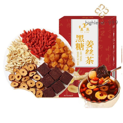 150g Brown Sugar Shredded Ginger Tea Goddess Replenish Qi Blood Health Tea Bag
