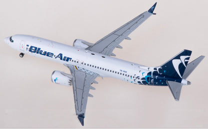 1:400 JC Wings Blue Air Boeing 737 MAX 8 Passenger Airplane Diecast Model