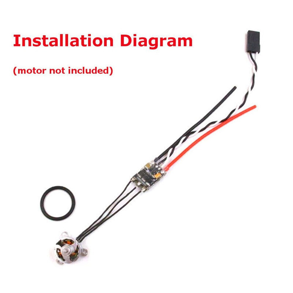 1-2S 7A Brushless ESC Electronic Speed Controller For RC Airplane 1400-4500KV