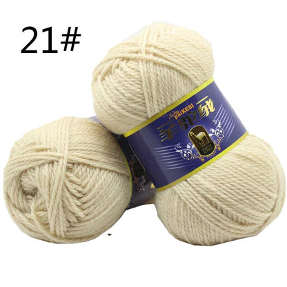 Hot Sale 100g Camel Velvet Thick Yarn Cashmere Hand Knitting Crochet Crafts Yarn