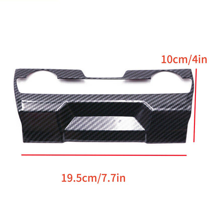 1x Carbon Fiber Center Console A/C Switch Cover Trim for Honda Civic 2016-2021