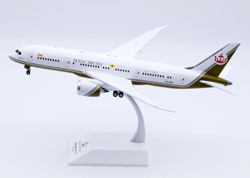 1:200 JC Wings ROYAL BRUNEI BOEING B787-8 Passenger Plane Diecast Aircraft Model