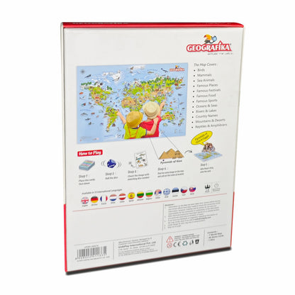 Geografika -WorldMap based board game -SciencePurchase