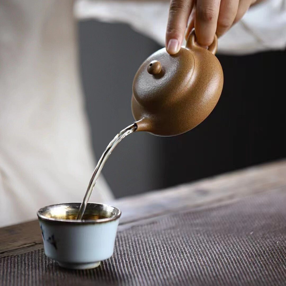 150ml Yixing Zisha Pottery Handmade Purple Clay JiangpoNi Bianyu Teapot Tea Pot