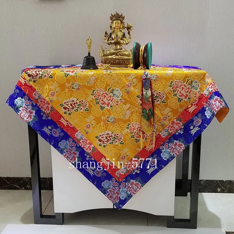Buddhist Tibet Nepal Family Home Buddhism Temple Auspicious Embroidery Buddha
