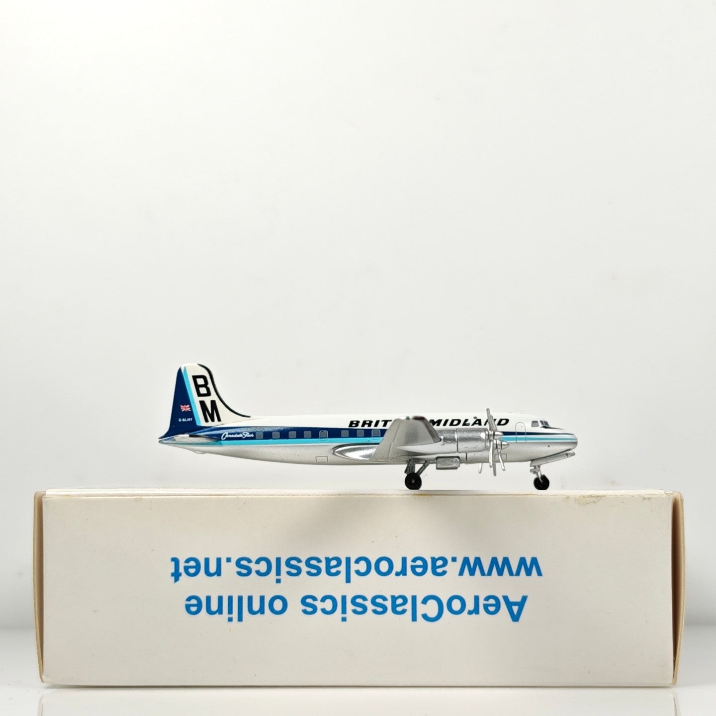 1:400 Aeroclassics British Midland CL-4 Passenger Airplane Diecast Plane Model