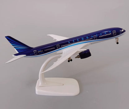 19CM AZERBAIJAN BOEING 787 VP-BBR Passenger Airplane Diecast Aircraft Model