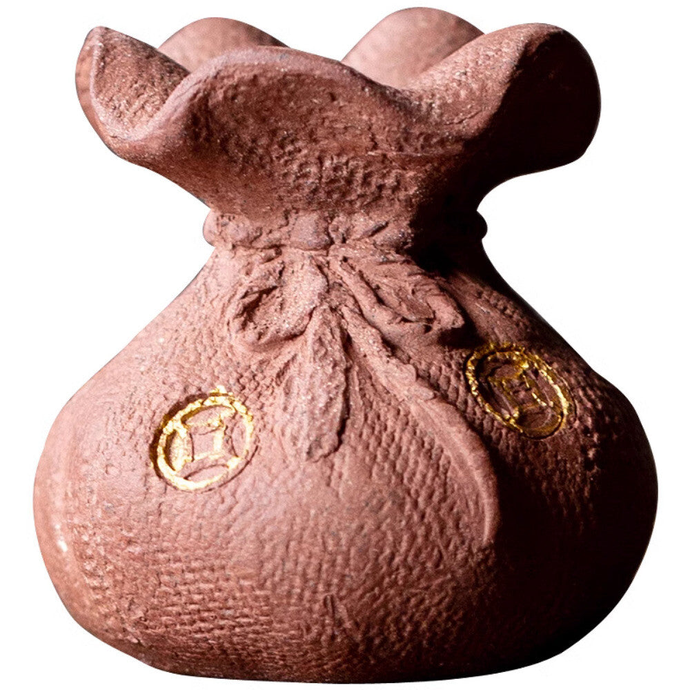 Purple Clay Fragrance Pendant, Hand Pinched Cover, Tea Tray, Creative Tea Pet
