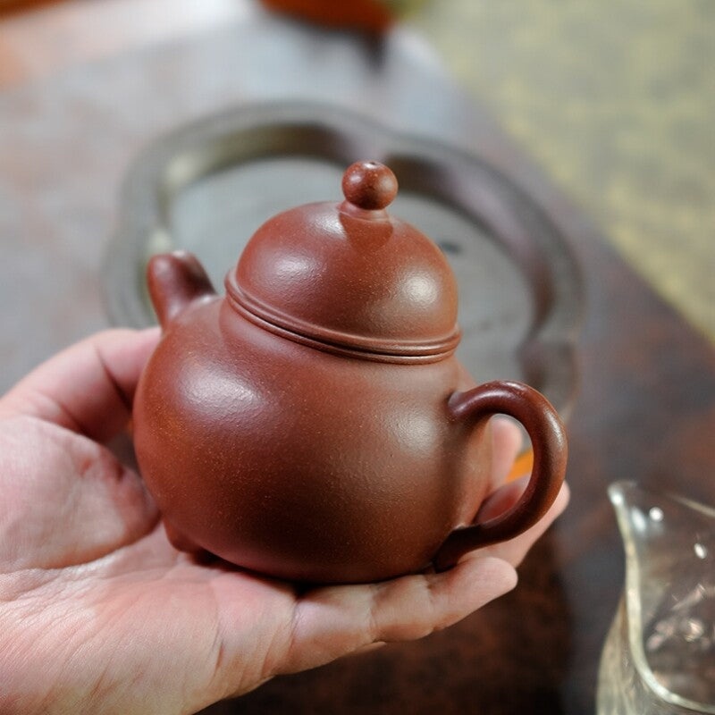 Full Handmade Tea Pot Chinese Traditional Craft Yixing Zisha Jiangpo Clay Pots