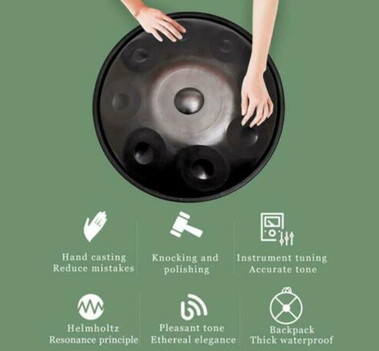 22 "10 Notes Handmade Professional Hand Drum Good Sound